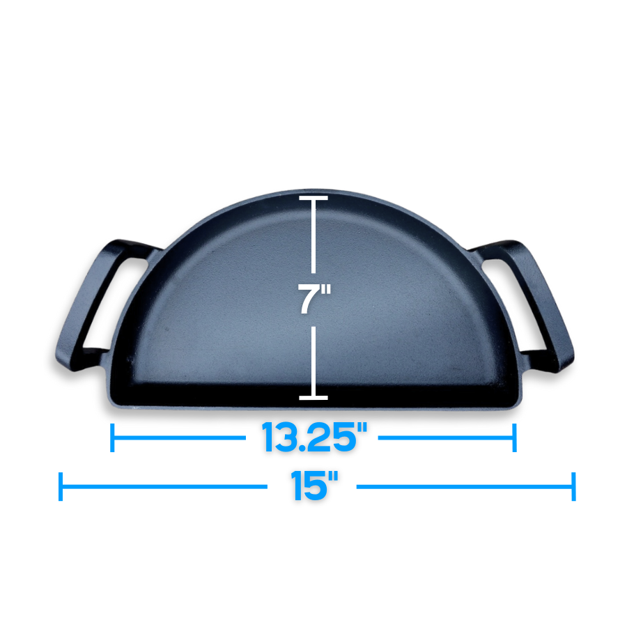 Drip 'N Griddle Pan - 18' Gusseisen