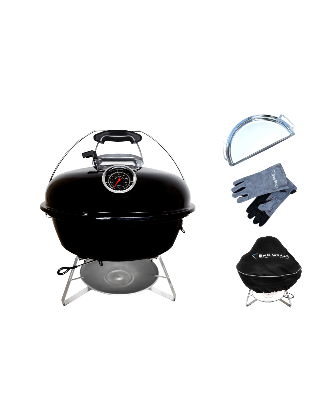 Langsames 'N Sear® Home 'N Roam 18' Kettle Premium Set
