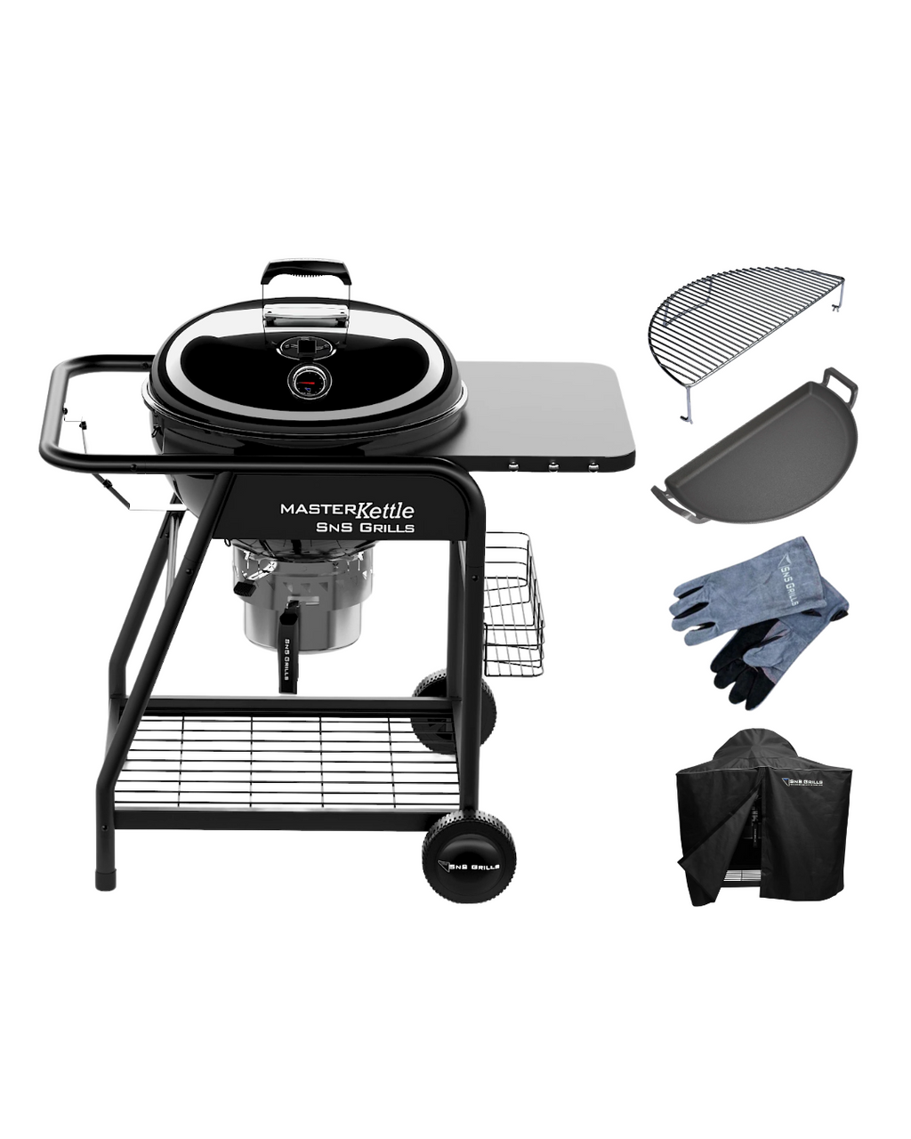 Langsames 'N Sear® MasterKettle Platinum Set