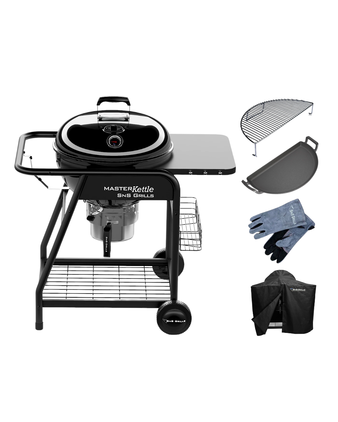 Langsames 'N Sear® MasterKettle Platinum Set
