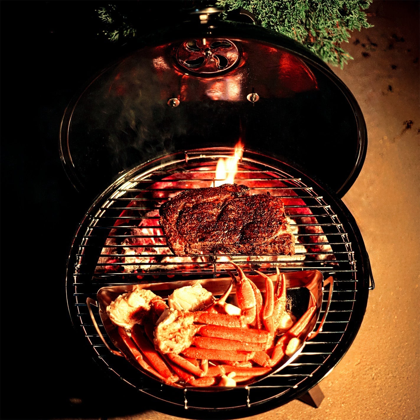 SnS Grills Home 'N Roam Travel Kettle Grill